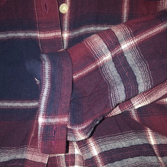 Universal Thread Plaid Button Down Blouse - Picture 8 of 8